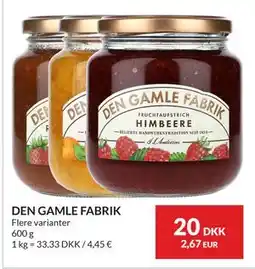 Nielsen's Discount DEN GAMLE FABRIK tilbud