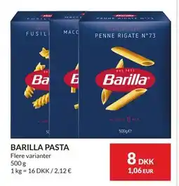 Nielsen's Discount BARILLA PASTA tilbud