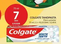 Nielsen's Discount COLGATE TANDPASTA tilbud
