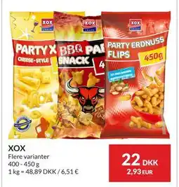 Nielsen's Discount XOX Snacks tilbud