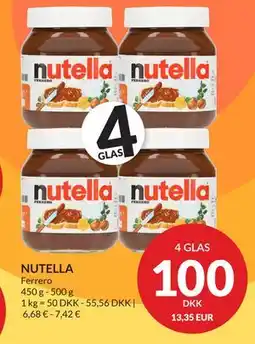 Nielsen's Discount NUTELLA tilbud