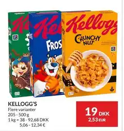 Nielsen's Discount KELLOGG’S tilbud