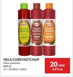 Nielsen's Discount HELA CURRYKETCHUP tilbud