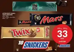 Nielsen's Discount AFTER EIGHT | MARS | TWIX | SNICKERS tilbud