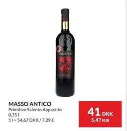 Nielsen's Discount MASSO ANTICO tilbud