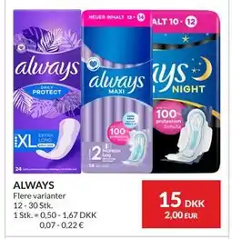 Nielsen's Discount ALWAYS tilbud
