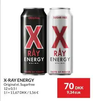Nielsen's Discount X-RAY ENERGY tilbud