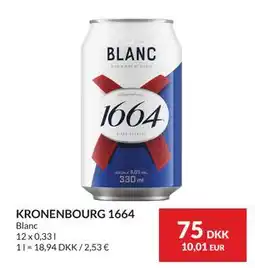 Nielsen's Discount KRONENBOURG 1664 tilbud