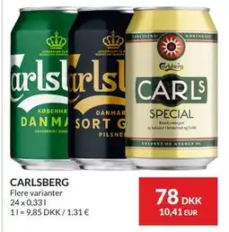 Nielsen's Discount CARLSBERG tilbud