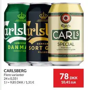 Nielsen's Discount CARLSBERG tilbud