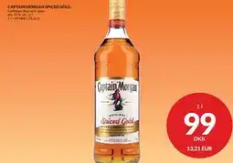 Nielsen's Discount CAPTAIN MORGAN SPICED GOLD tilbud