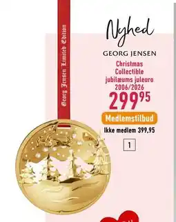 Imerco Christmas Collectible jubilæums juleuro 2006/2026 tilbud
