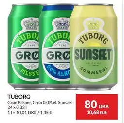 Nielsen's Discount TUBORG tilbud