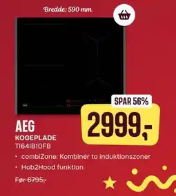 Skousen AEG KOGEPLADE TI64IB10FB tilbud