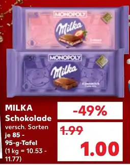 Kaufland DE MILKA Schokolade tilbud