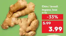 Kaufland DE Chin./ brasil. Ingwer, lose tilbud