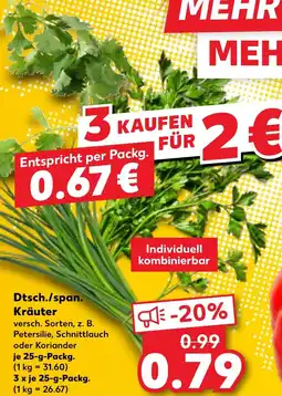 Kaufland DE Dtsch./span. Kräuter tilbud