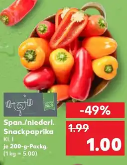 Kaufland DE Span./niederl. Snackpaprika tilbud