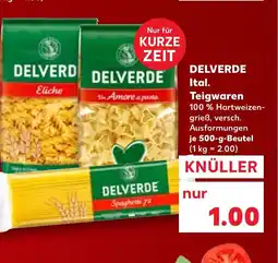 Kaufland DE DELVERDE Ital. Teigwaren tilbud