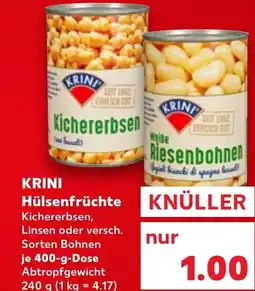 Kaufland DE KRINI Hülsenfrüchte tilbud