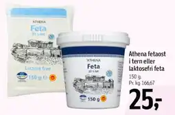 Føtex Athena fetaost (i tern eller laktosefri) tilbud