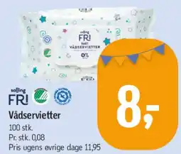 Føtex FRI vådservietter tilbud