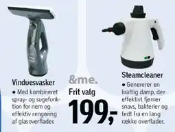Føtex Vinduesvasker / Steamcleaner (frit valg) tilbud