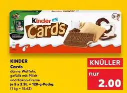 Kaufland DE Kinder Cards tilbud