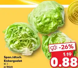 Kaufland DE Span./dtsch. Eisbergsalat tilbud