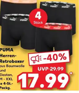 Kaufland DE PUMA Herren- Retroboxer tilbud