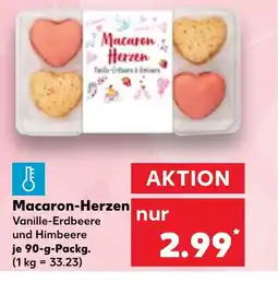 Kaufland DE Macaron herzen je (1 kg = 33.23) tilbud