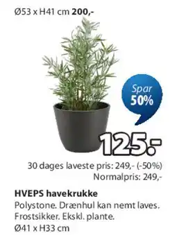 JYSK HVEPS havekrukke tilbud