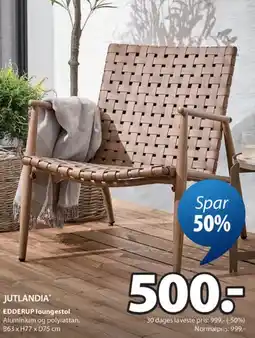 JYSK EDDERUP loungestol tilbud