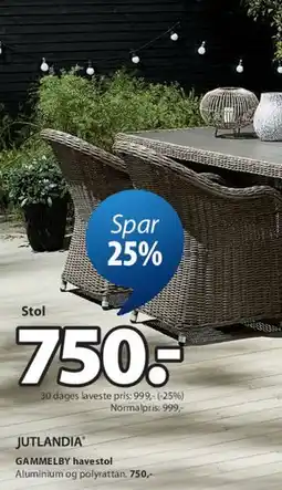 JYSK GAMMELBY havestol tilbud