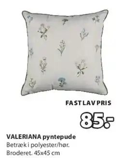 JYSK VALERIANA pyntepude tilbud