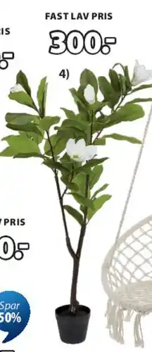 JYSK SPINDEL kunstig plante tilbud