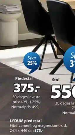 JYSK LYDUM piedestal tilbud