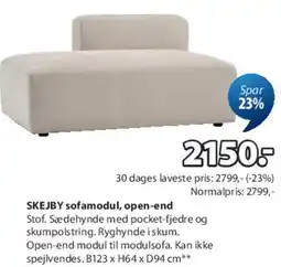 JYSK SKEBY sofamodul, open-end tilbud