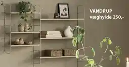 JYSK VANDRUP væghylde tilbud