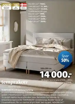 JYSK Temprakon kontinentalseng tilbud