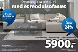JYSK SKEJBY modulsofasæt tilbud