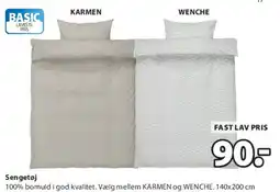 JYSK Sengetøj (KARMEN, WENCHE) tilbud