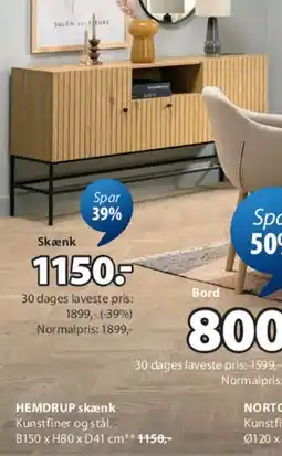 JYSK HEMDRUP skænk tilbud