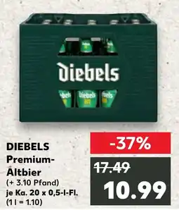 Kaufland DE DIEBELS Premium- altbier tilbud