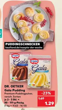 Kaufland DE DR. OETKER Gala pudding tilbud