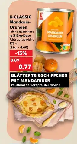 Kaufland DE K-CLASSIC Mandarin- orangen tilbud
