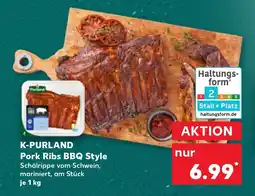 Kaufland DE K-PURLAND Pork ribs BBQ style tilbud