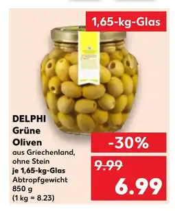 Kaufland DE DELPHI Grüne oliven tilbud