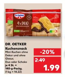 Kaufland DE DR. OETKER Kuchensnack tilbud