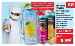 Kaufland DE INFINITY WATER Erfrischungs- getränk tilbud